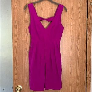 Adorable short magenta dress